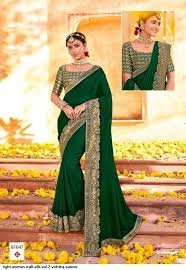 green saree