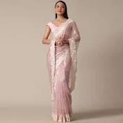 chik pink saree kalki